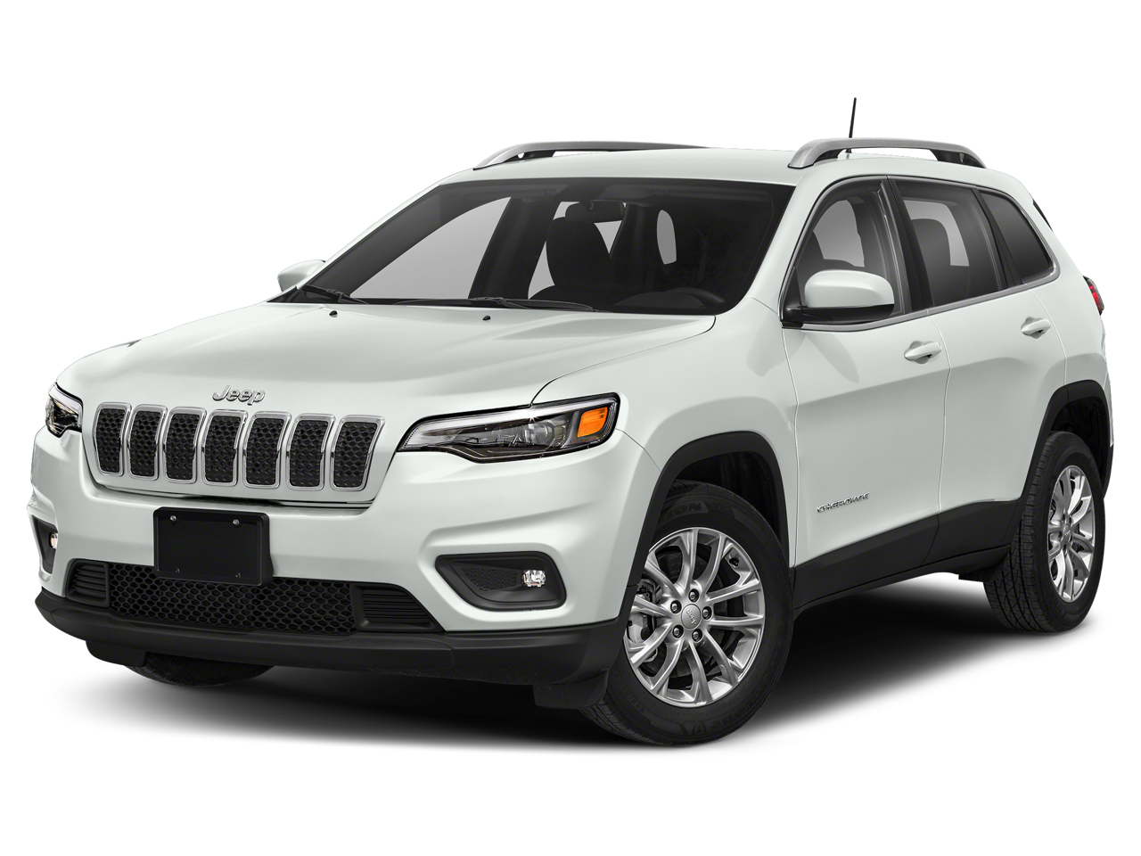 2019 Jeep Cherokee Limited FWD in Bright White Clearcoat — front three-quarter view
