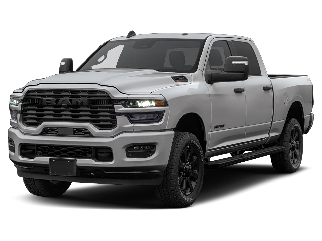 2026 RAM 2500 Big Horn in Silver Zynith — front three-quarter view