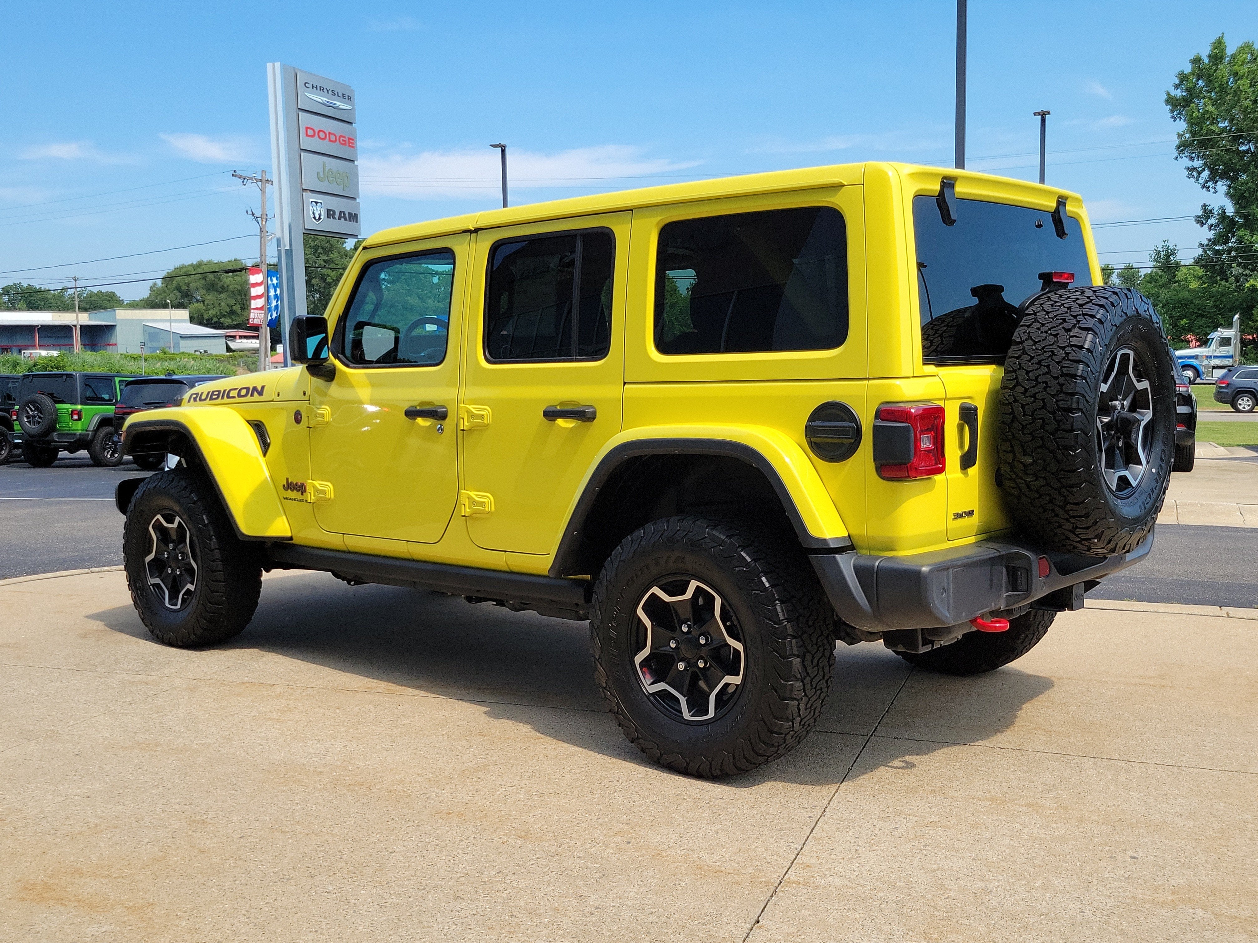 2023 Jeep Wrangler — rear three-quarter view