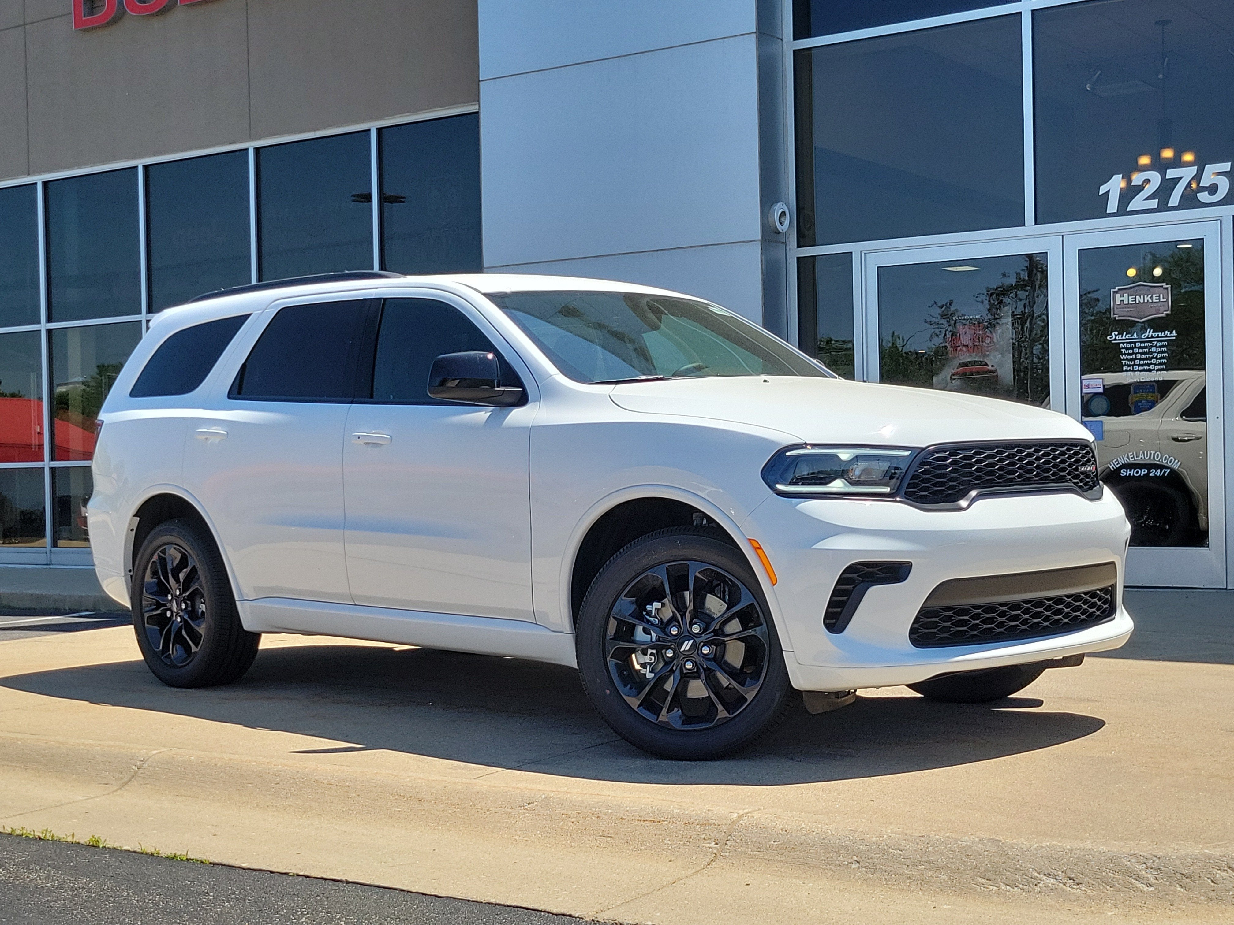 2026 Dodge Durango DURANGO GT AWD in White Knuckle Clear-Coat Exterior Paint — front three-quarter view