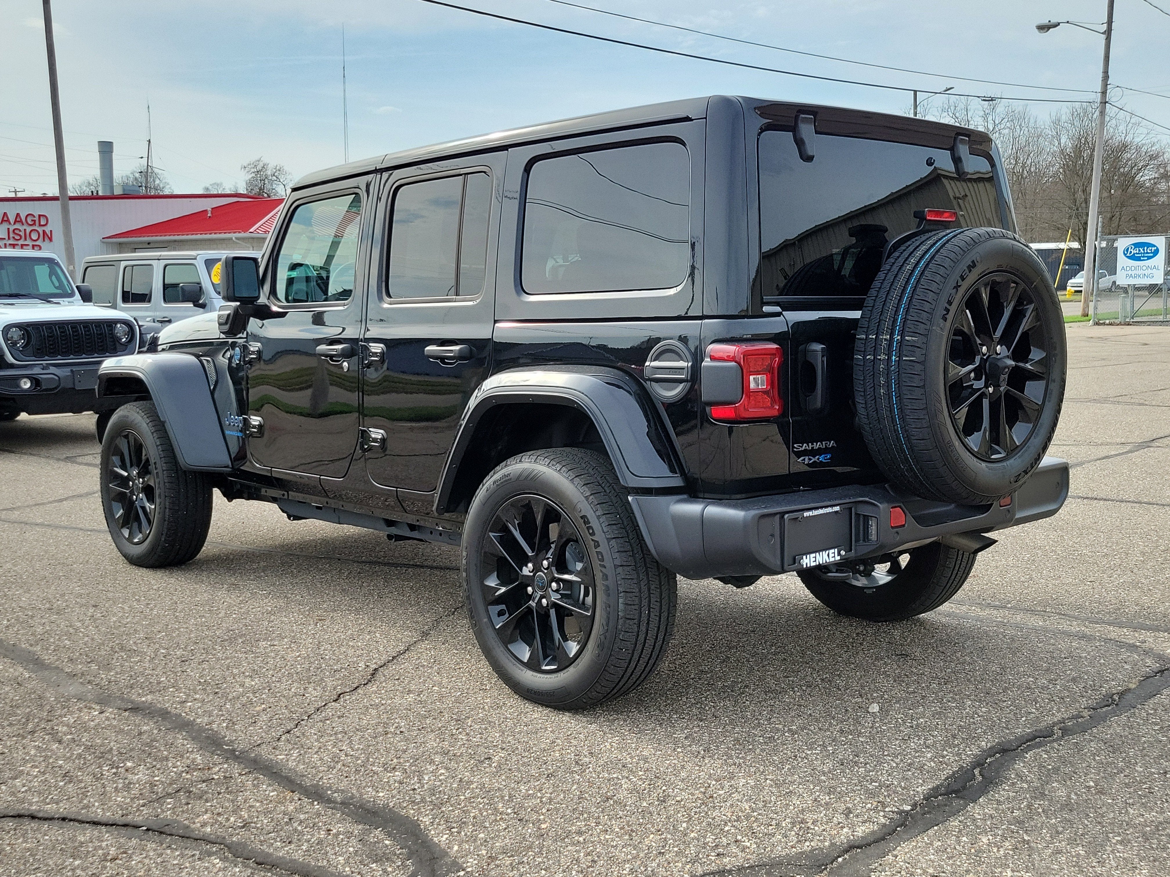 2025 Jeep Wrangler 4xe — rear three-quarter view