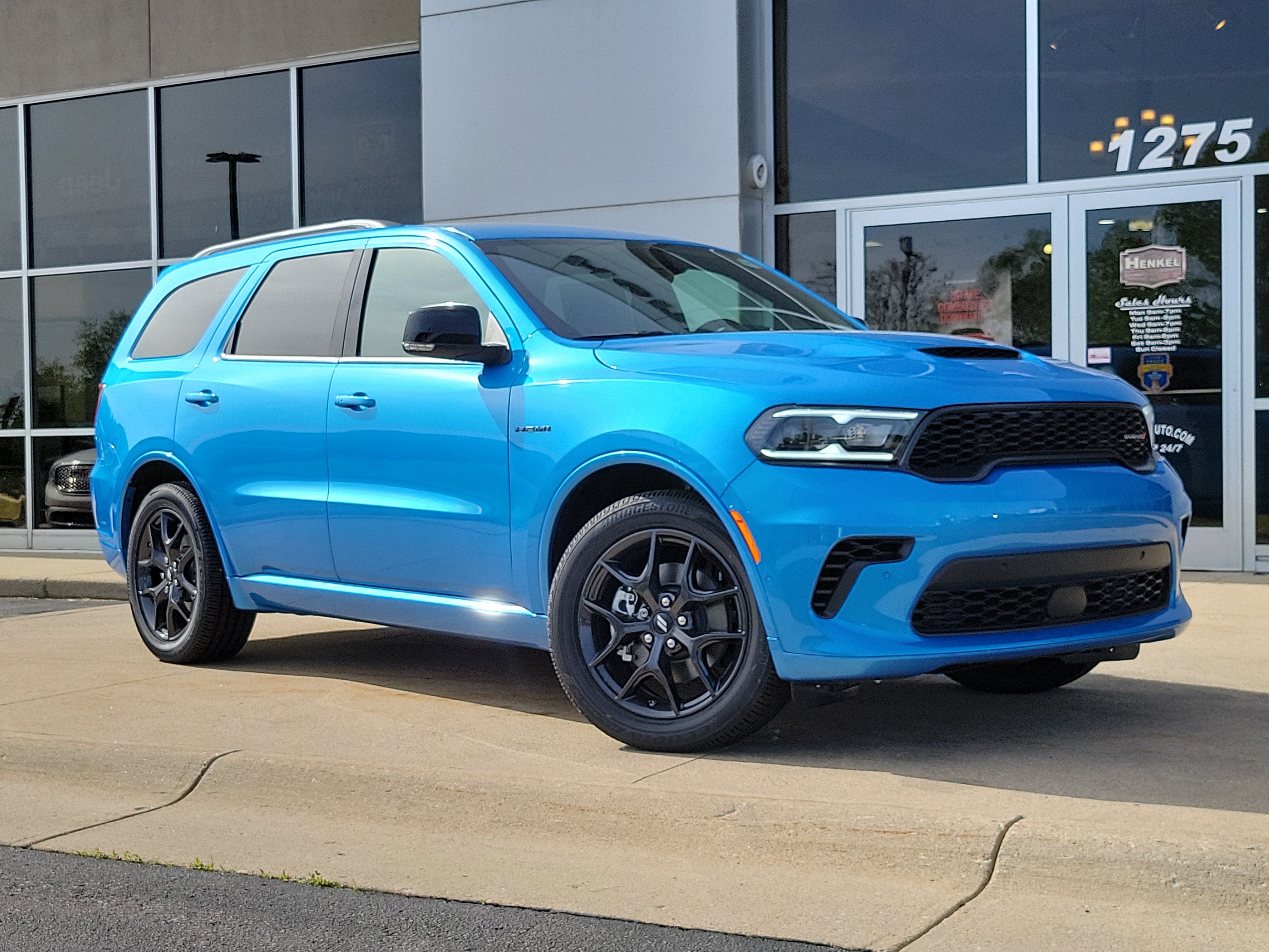 2026 Dodge Durango DURANGO GT PLUS AWD HEMI V8 in B5 Blue Exterior Paint — front three-quarter view