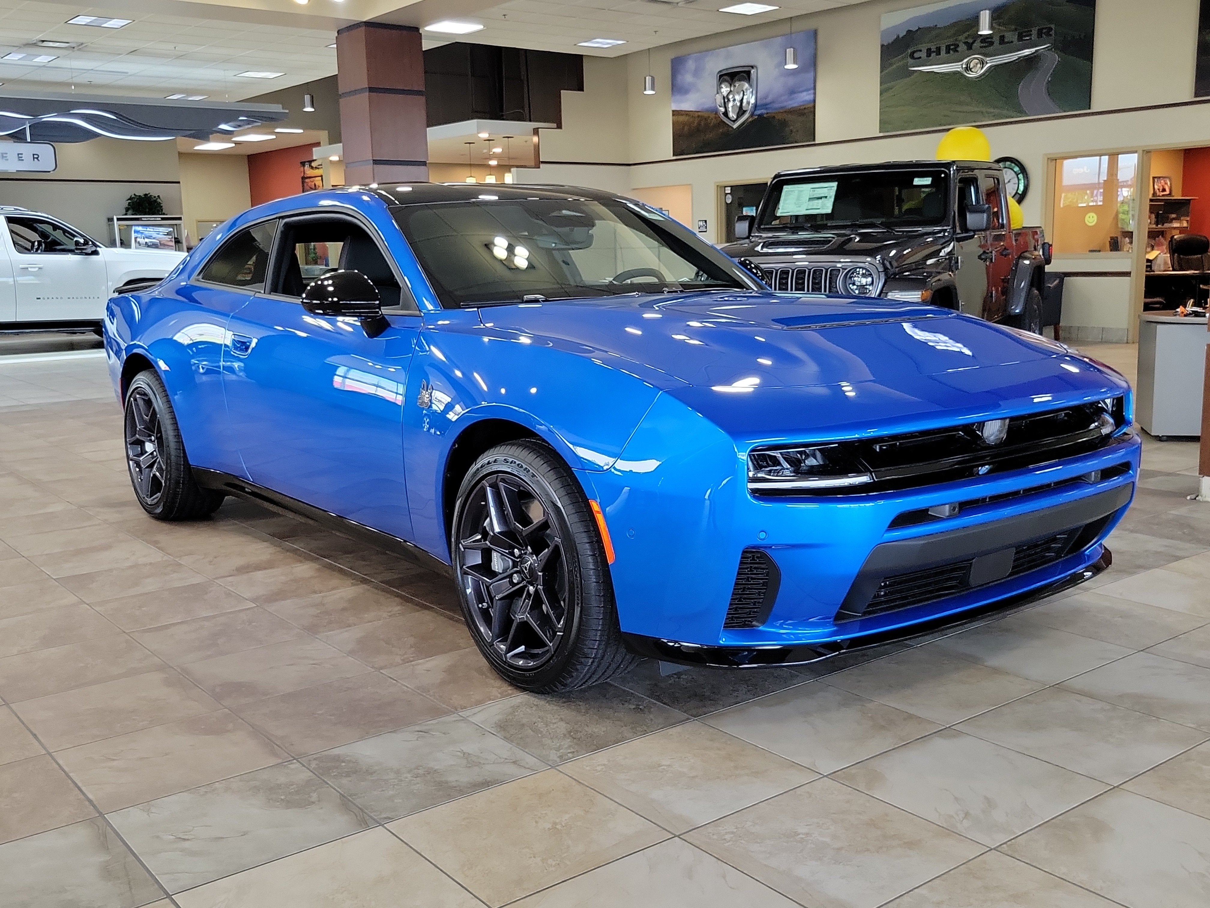 2026 Dodge Charger CHARGER SCAT PACK 2-DOOR AWD in Bludicrous Exterior Paint — front three-quarter view
