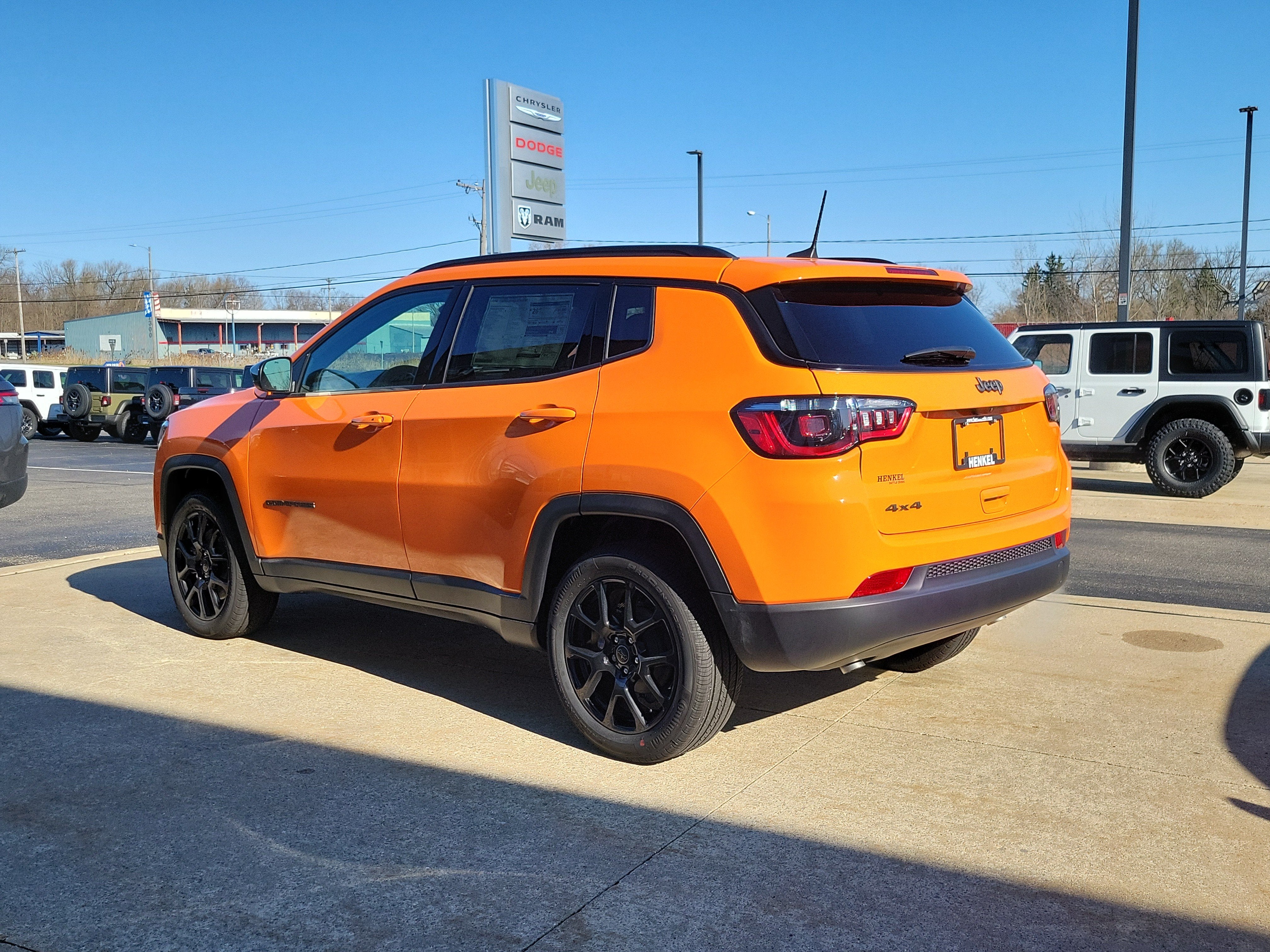 2026 Jeep Compass — rear three-quarter view